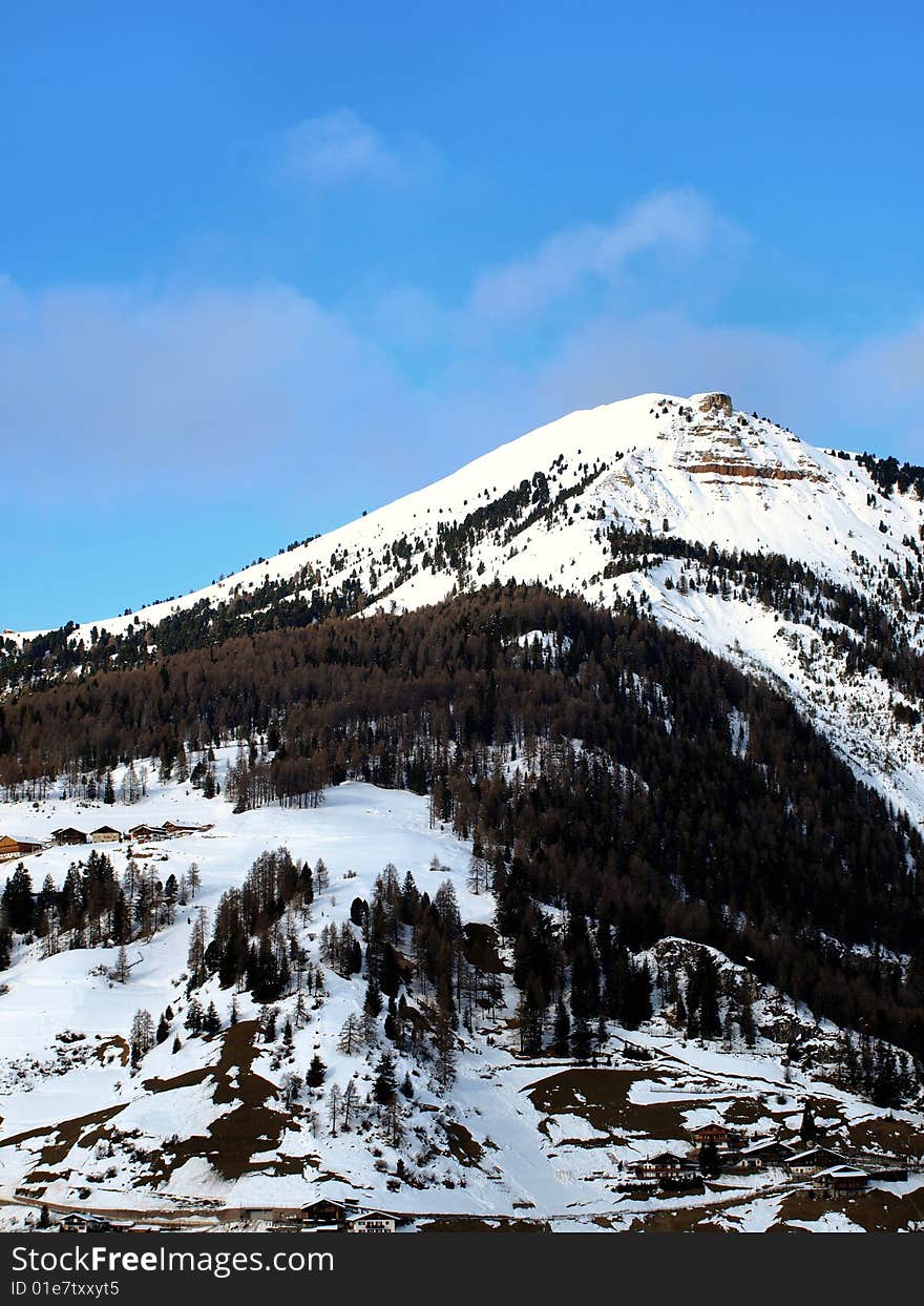 A suggestive shot of a relaxing landscape of a mountain. A suggestive shot of a relaxing landscape of a mountain