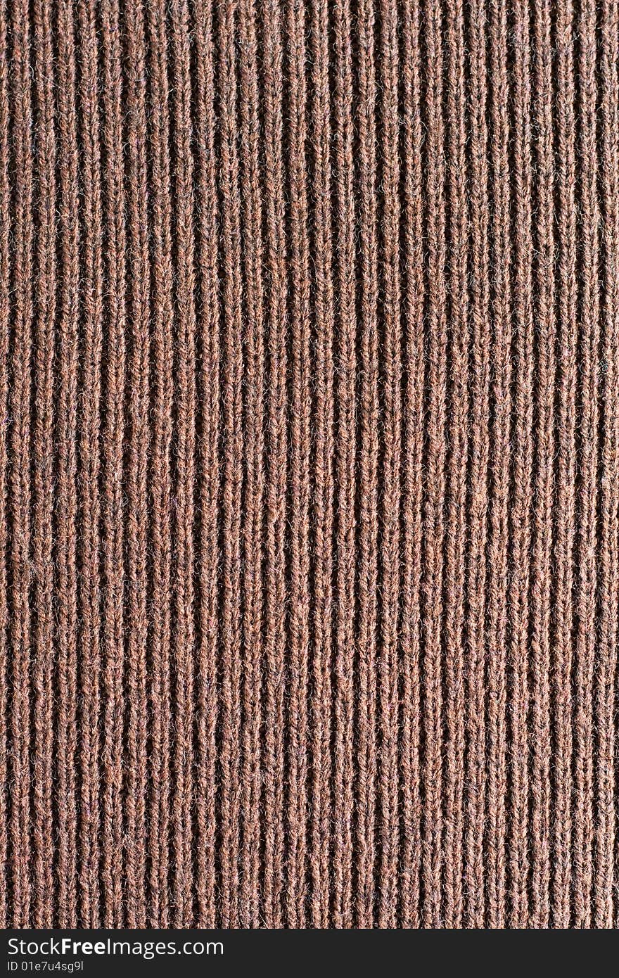 Brown woven wool textured background