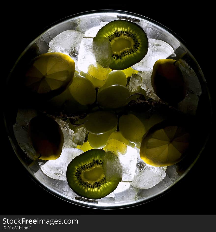 Kiwi ice lemon grape light