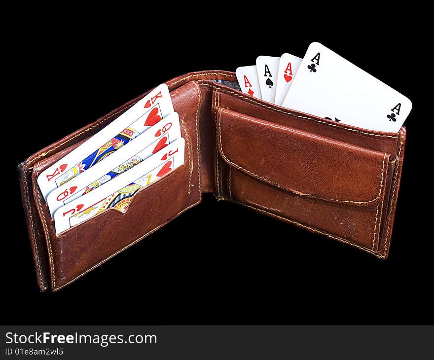 Conceptual image of gambler's financial life. Conceptual image of gambler's financial life.