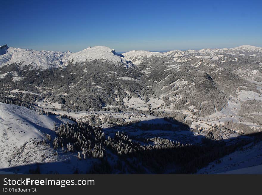 A large mouintain in Bayern. A large mouintain in Bayern