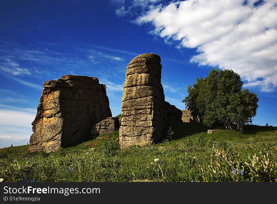 Beautiful scenery in China's Inner Mongolia Address Park. Beautiful scenery in China's Inner Mongolia Address Park