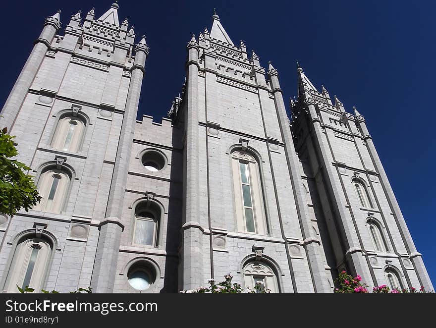 The amazing Mormon Temple in Salt Lake City even looks terrific from the back.