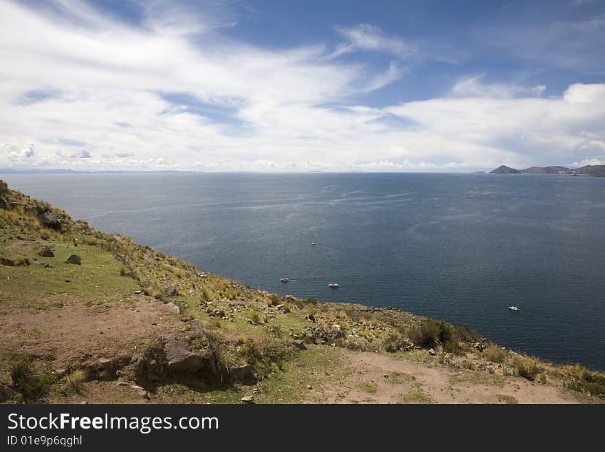 Copacabana is the main Bolivian town on Lake Titicaca, from where boats leave for Isla del Sol, the sacred Inca island. Copacabana is the main Bolivian town on Lake Titicaca, from where boats leave for Isla del Sol, the sacred Inca island.