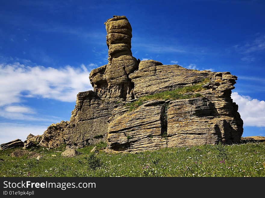 China Hexigten Global Geopark scenery. China Hexigten Global Geopark scenery