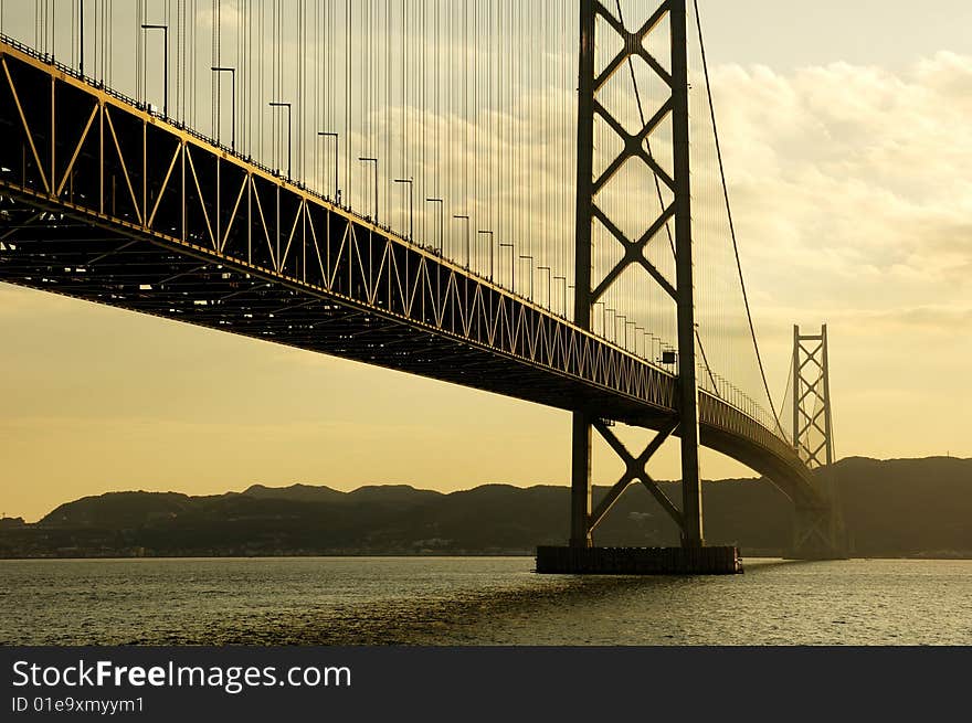 Kobe Honshu-Shikoku Bridge Japan