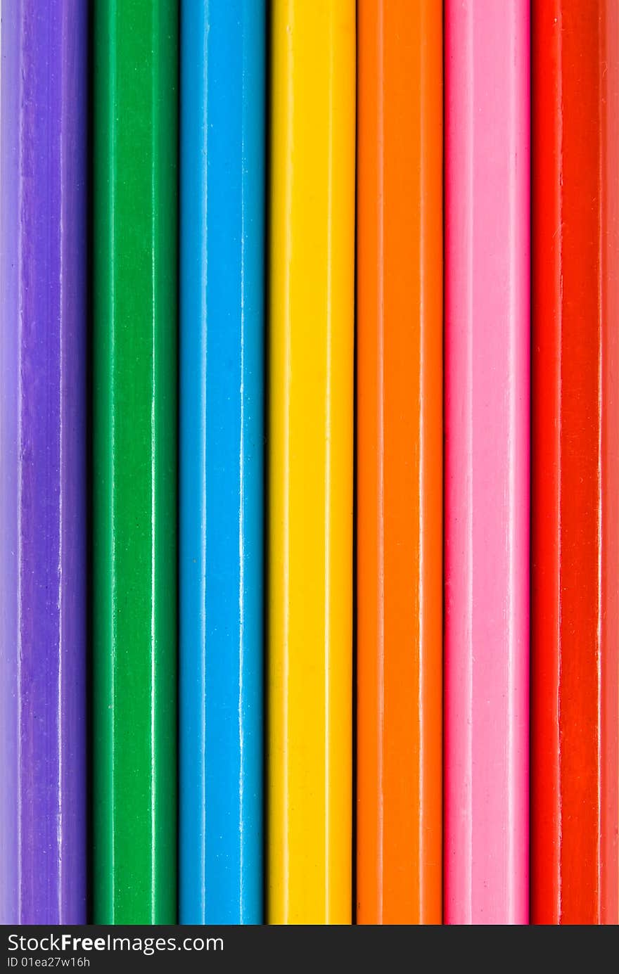 Close-up photo of various color pencils. Close-up photo of various color pencils