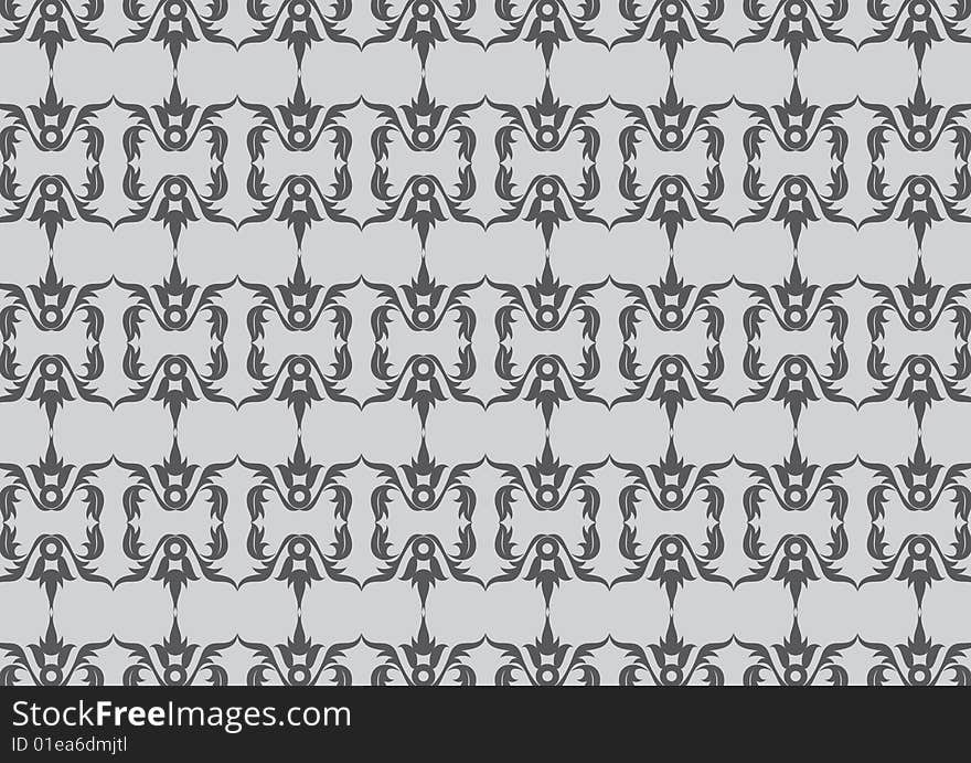 Ottoman style wallpaper pattern and shape. Ottoman style wallpaper pattern and shape