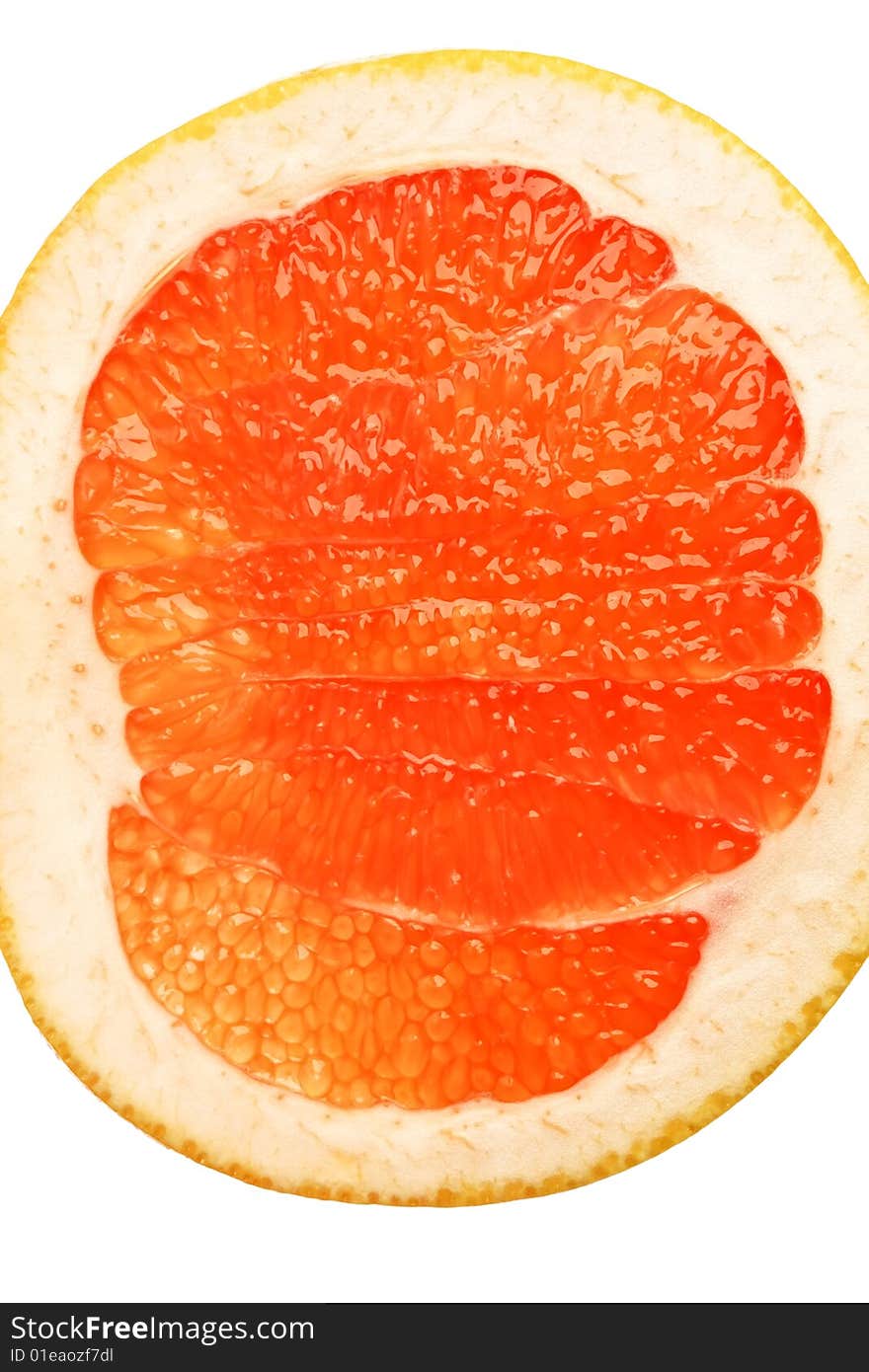 Grapefruit close up