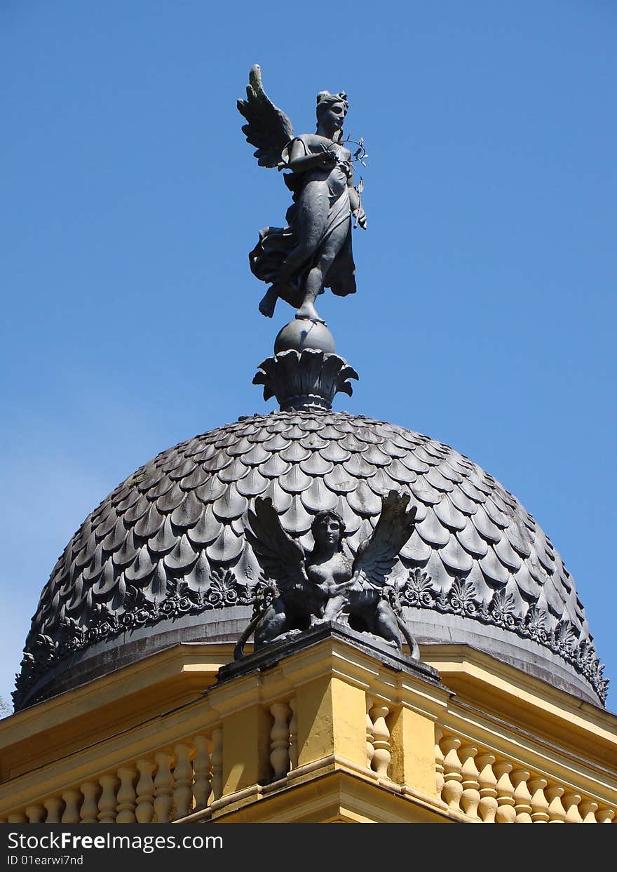 Roof from the Councilors house in Petrópolis. Roof from the Councilors house in Petrópolis