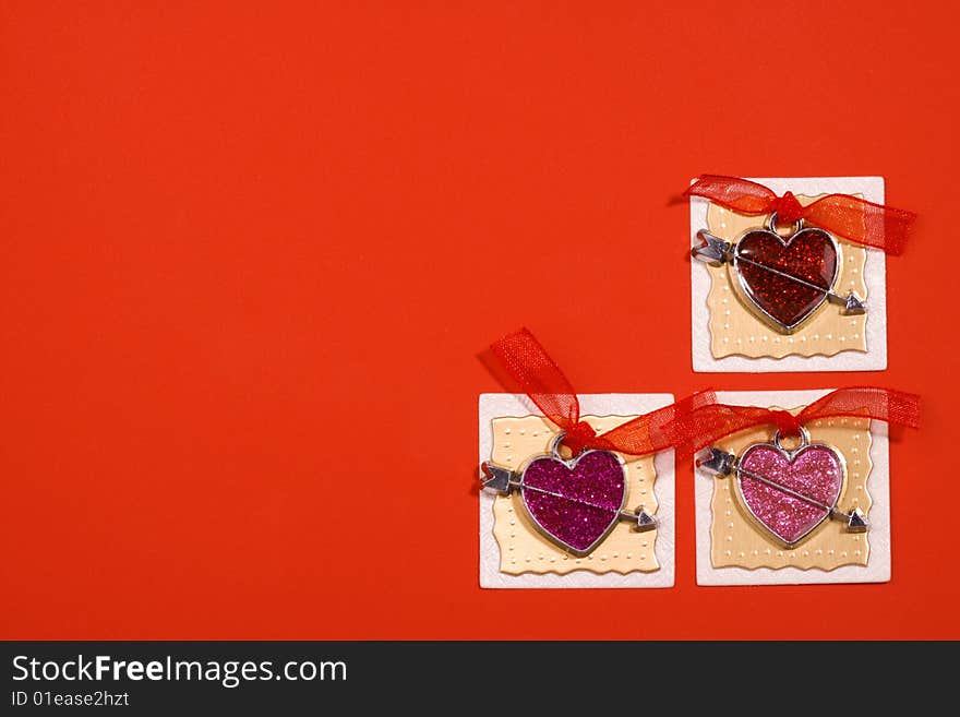 Accessories for St Valentine s card