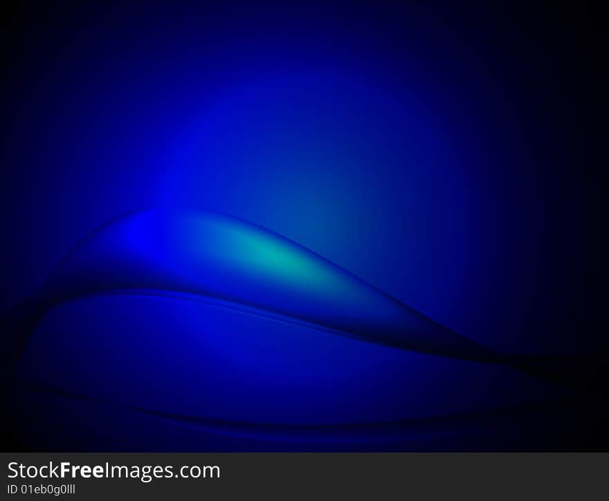 Blue dynamic wave on blue background. Blue dynamic wave on blue background