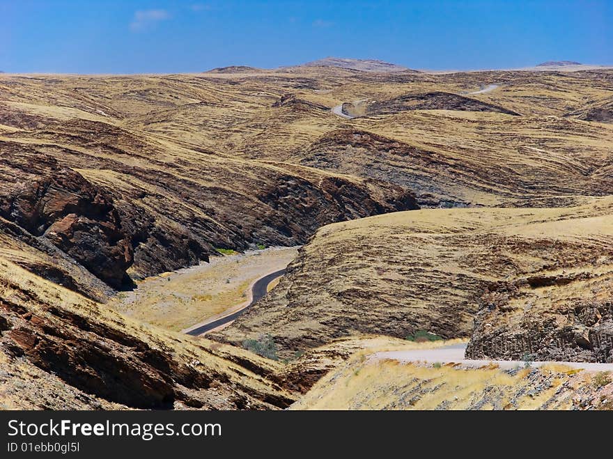 Endless Road Through Kuiseb Canyon