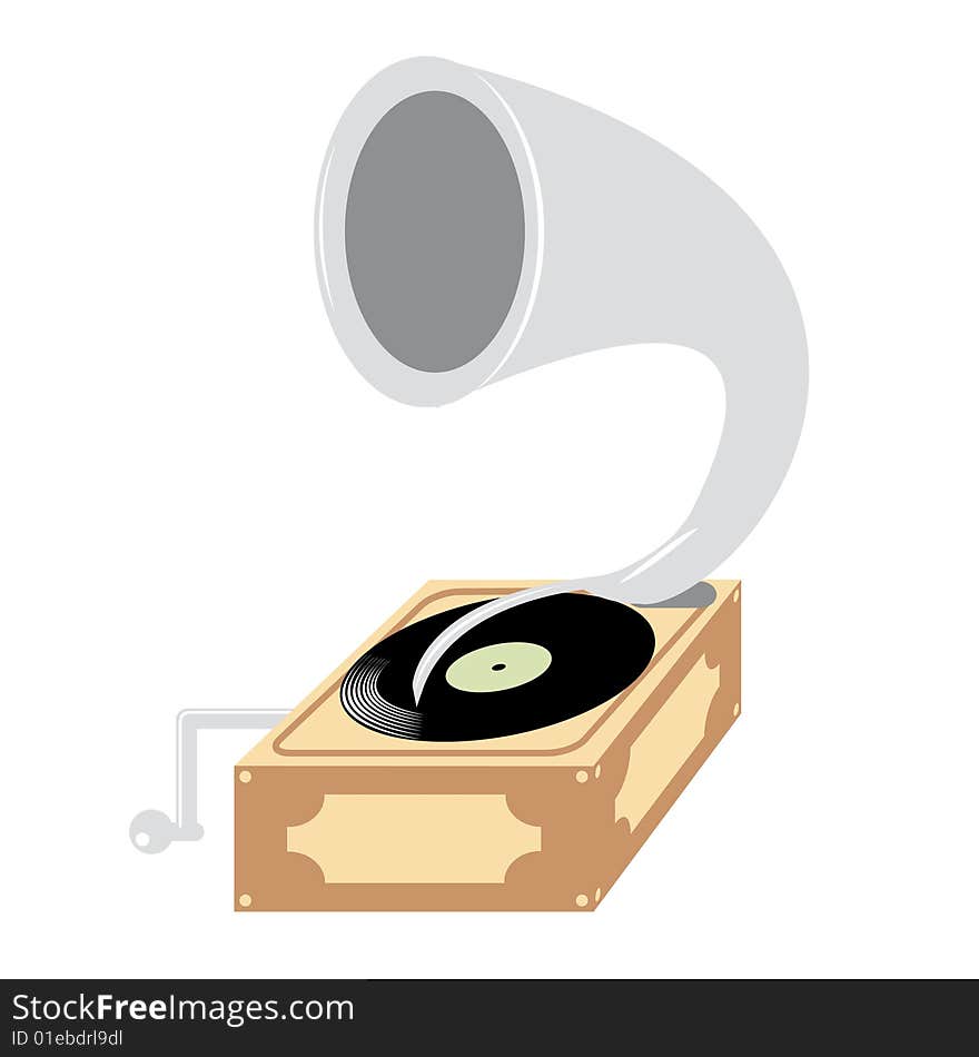 Old gramophone