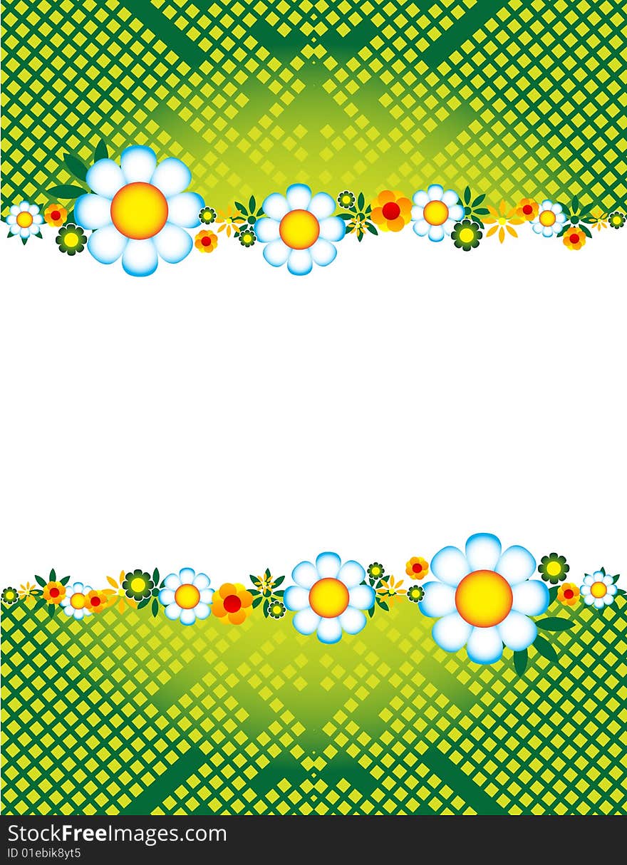 Floral background with place for your text. Floral background with place for your text