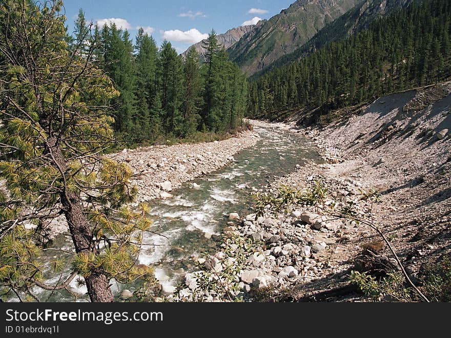 Shumak river valley