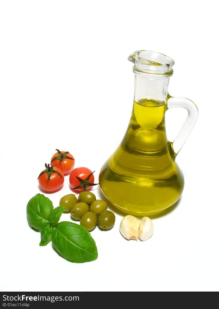 Olive oil and vegetable