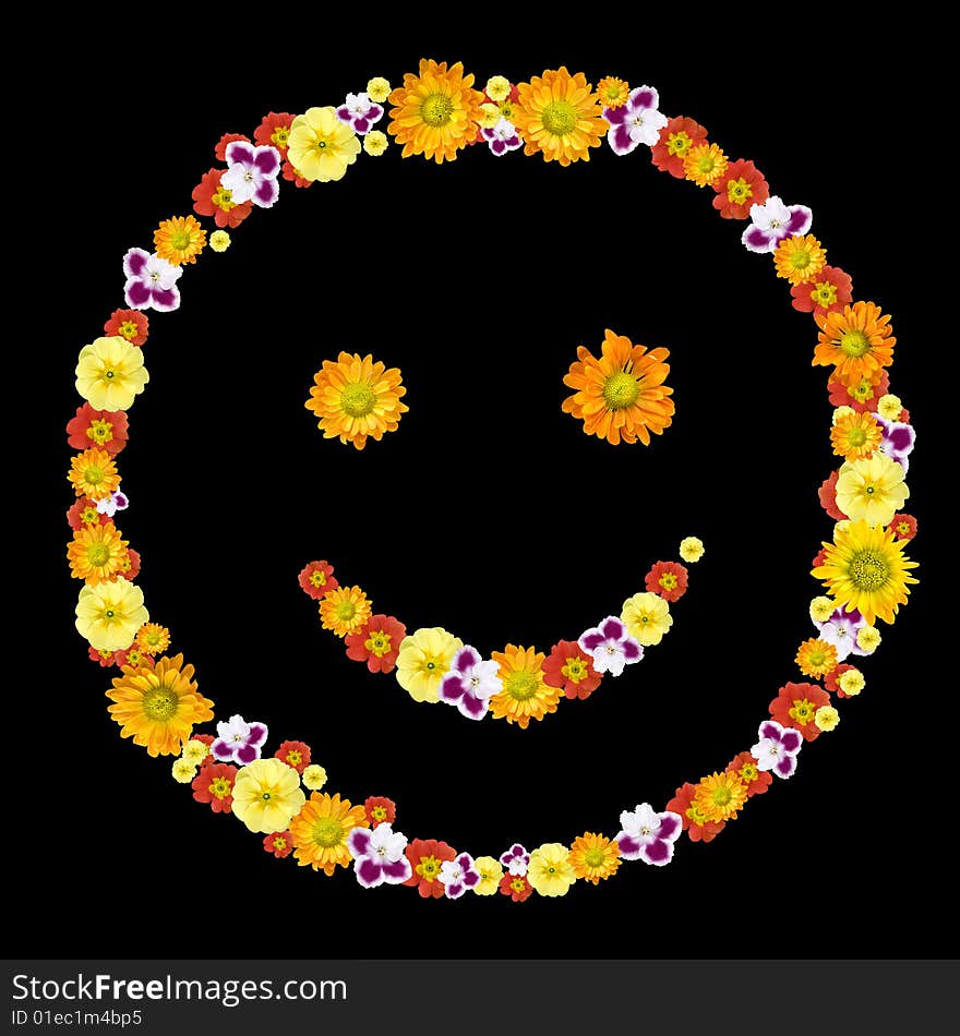 Smile from flowers