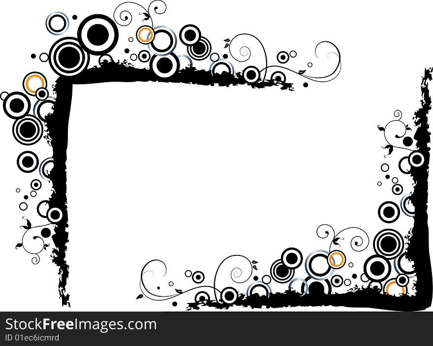 Vector illustration of frame