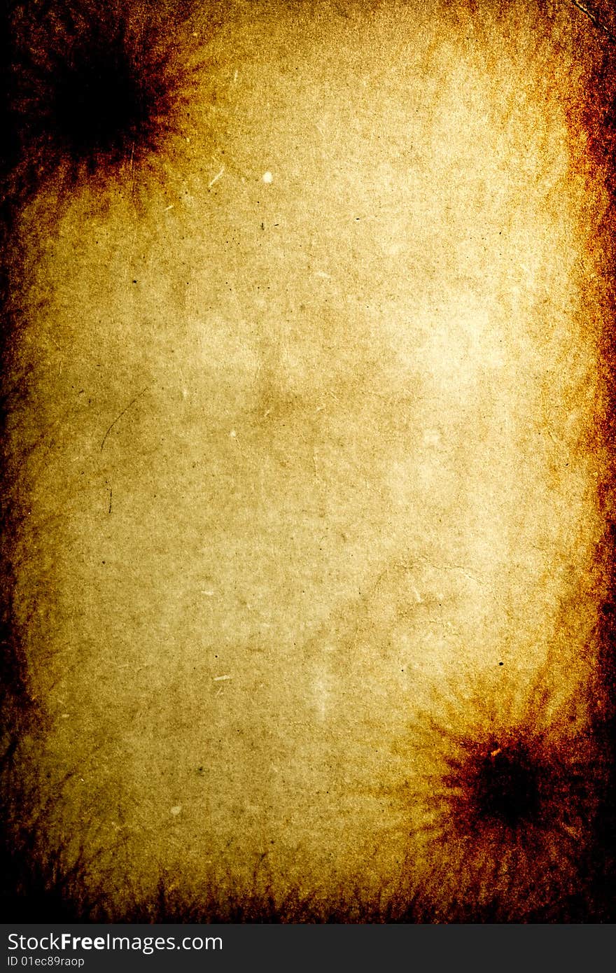 Old Burnt Paper Texture Background