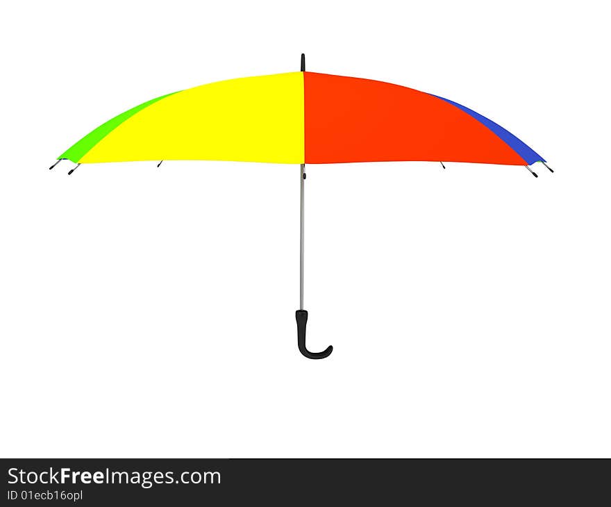 Colored umbrella