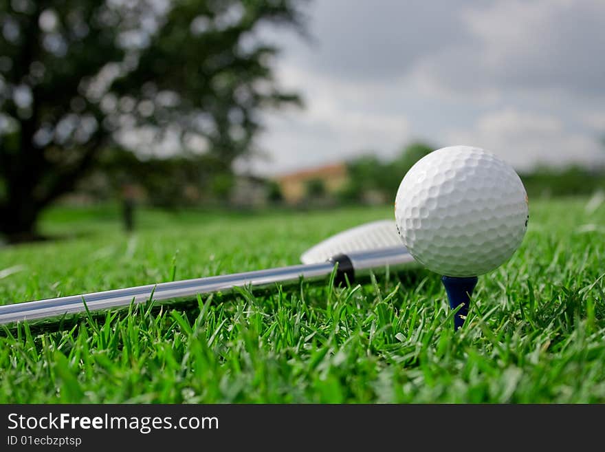 Ball And Club Shade Mirror