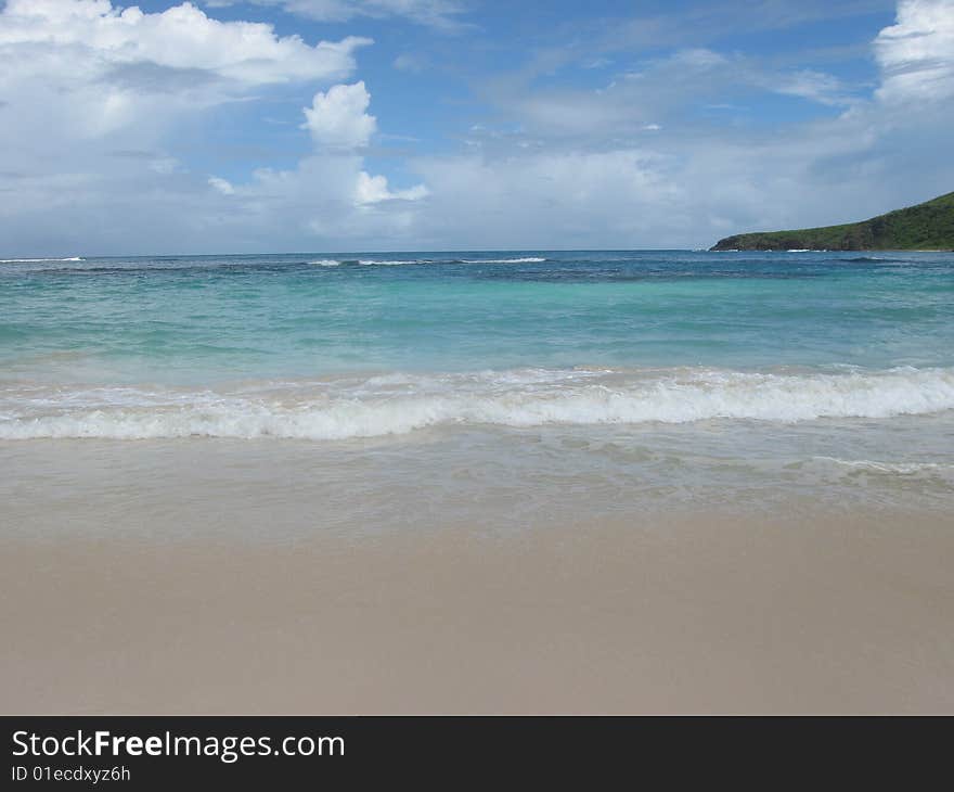 A nice day to be at cinnamon bay. A nice day to be at cinnamon bay