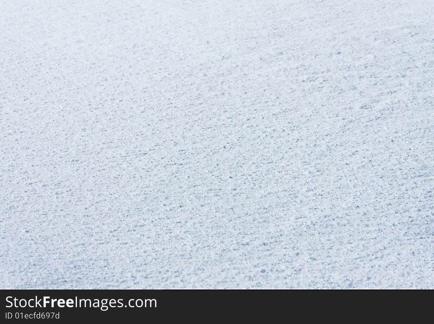 New and clean white snow background texture. New and clean white snow background texture