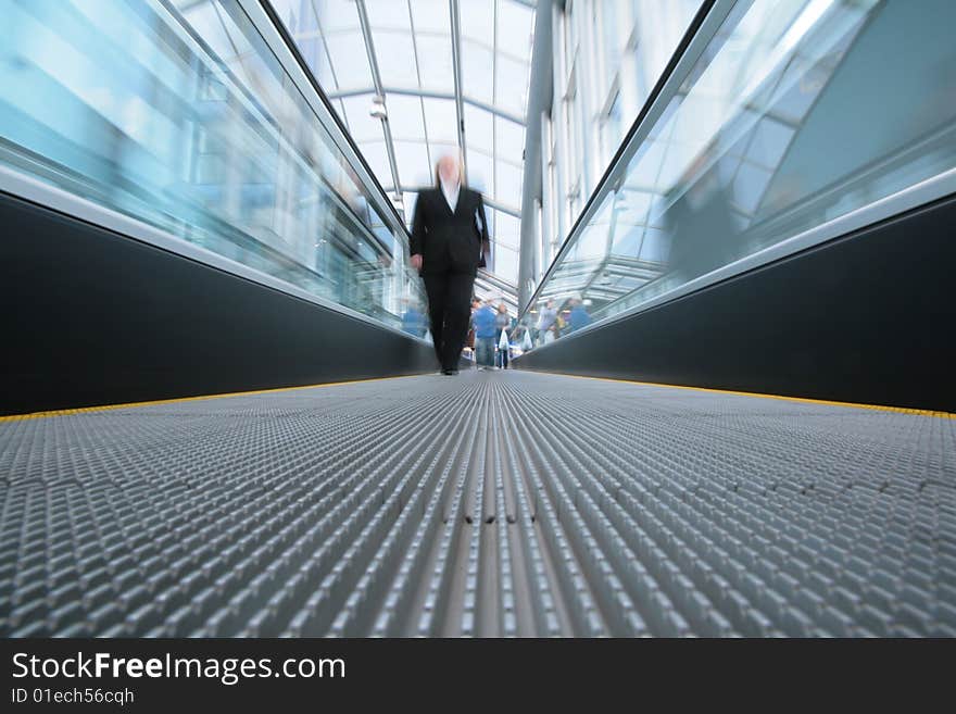 People On Escalator