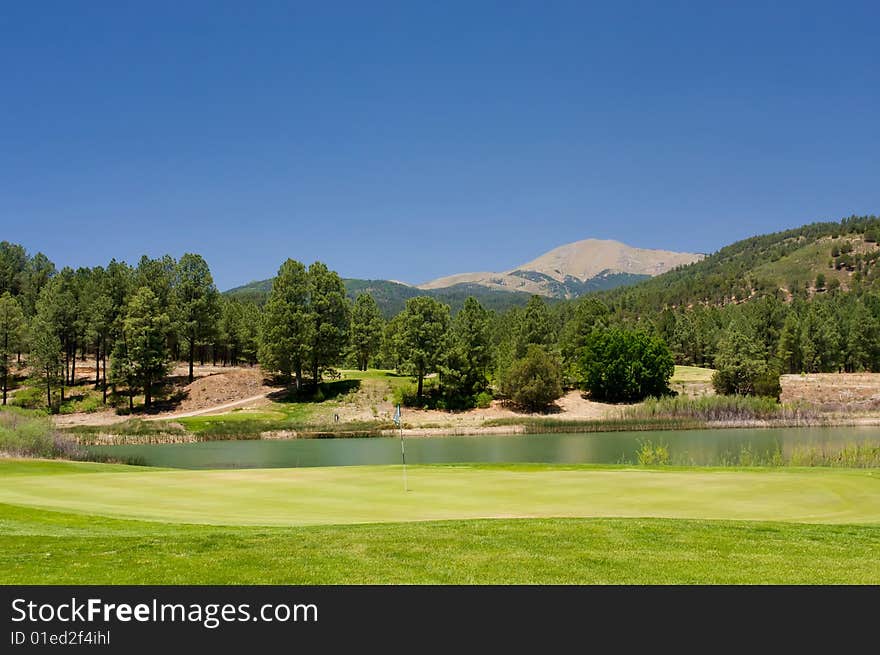 A gorgeous golf course in Arizona