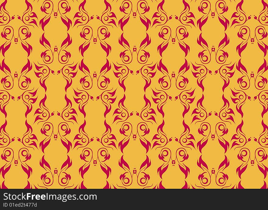 Vector illustraition of retro abstract Swirl Pattern background. Vector illustraition of retro abstract Swirl Pattern background