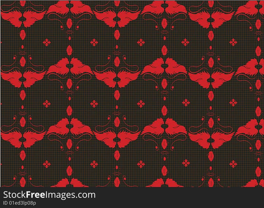 Vector illustraition of retro abstract Swirl Pattern background