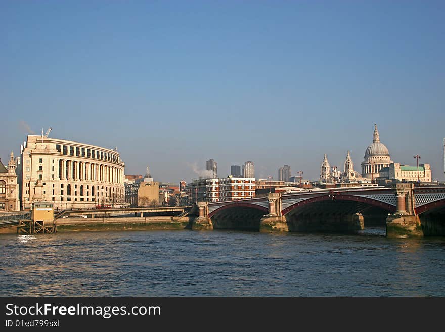 View across River Thames