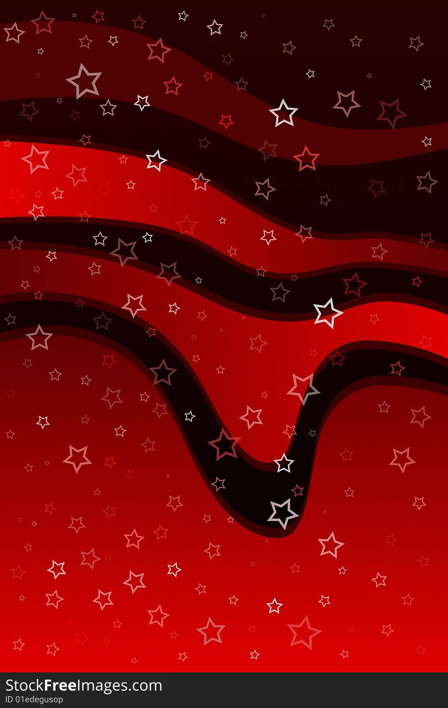 Vector illustration of stars background