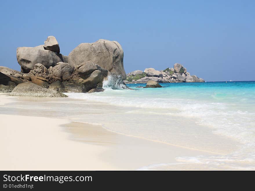 Mieng island bay, Similian archipelago, island 4