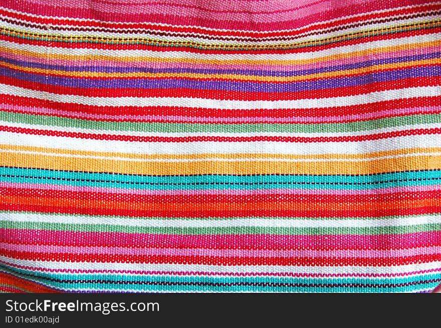 Color stripped cloth texture