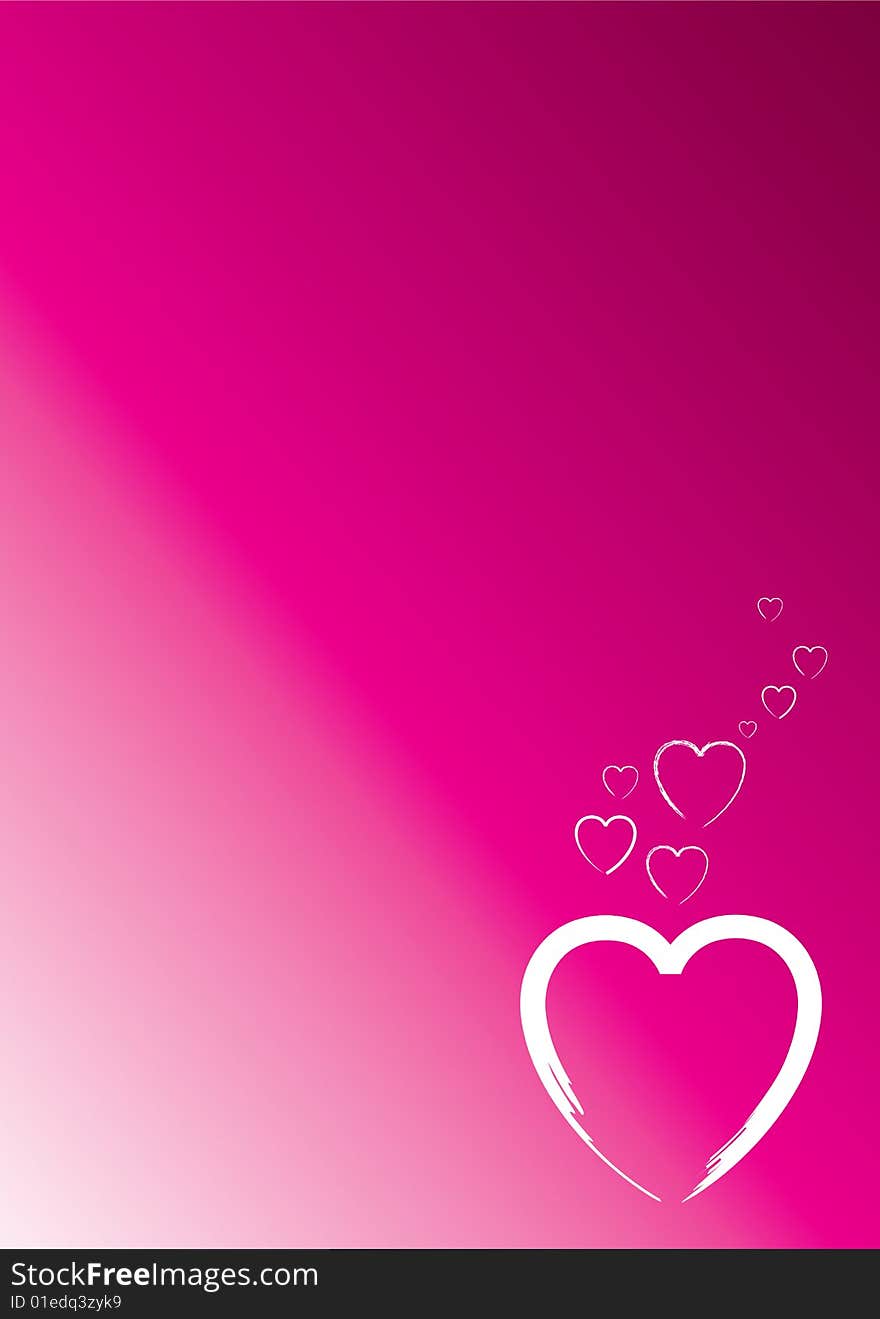 Heart Background For Valentines