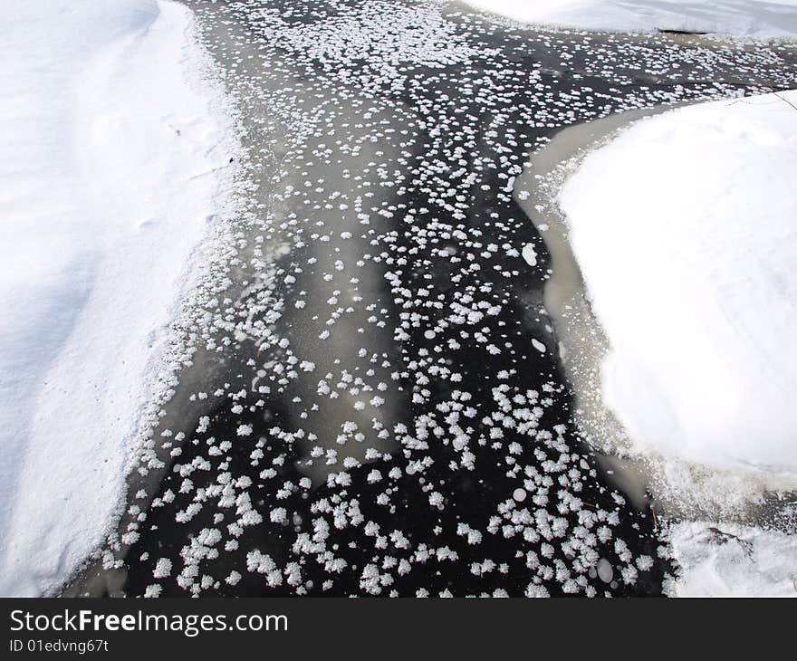 The face and shapes of beautiful winter. The face and shapes of beautiful winter.