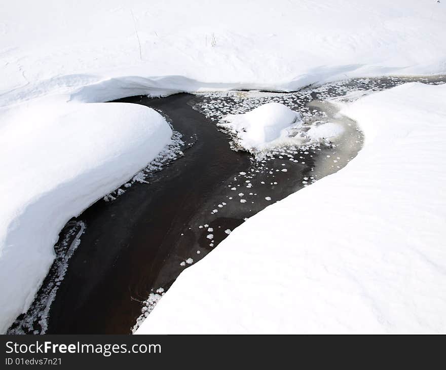 The face and shapes of beautiful winter. The face and shapes of beautiful winter.