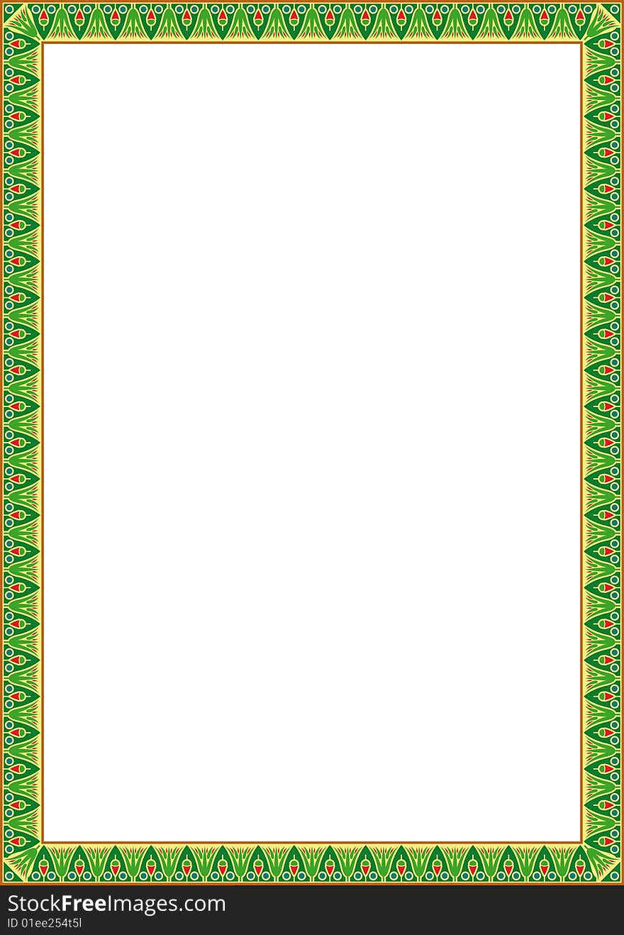 Decorative floral frame for text. This is a vector image - you can simply edit colors and shapes. Decorative floral frame for text. This is a vector image - you can simply edit colors and shapes.