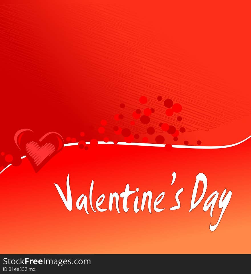 Stock photo: an image of red  background with hearts. Stock photo: an image of red  background with hearts