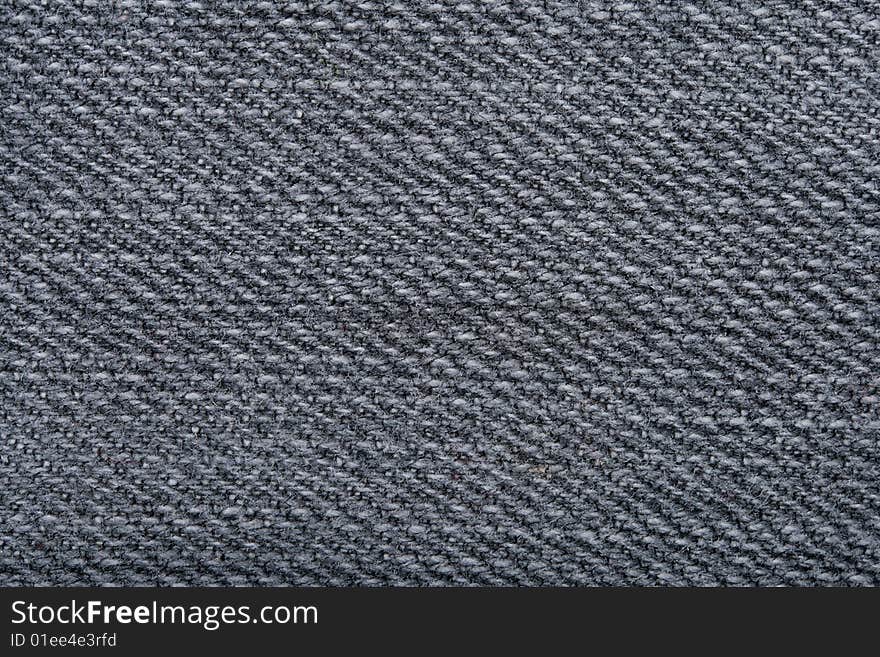 Black jeans texture, macro shot