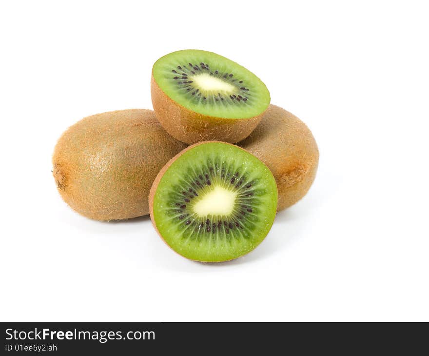 Kiwi isolated on white background