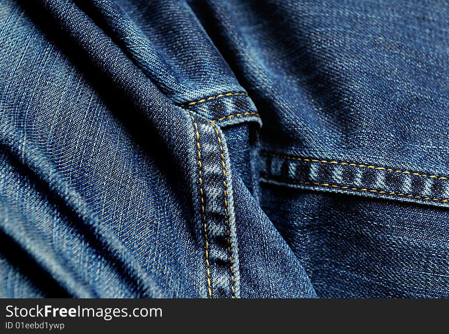 Detail of jeans