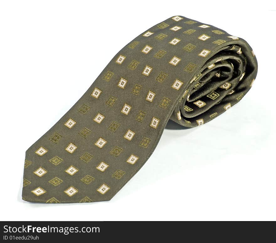 Man fashion color isolated tie