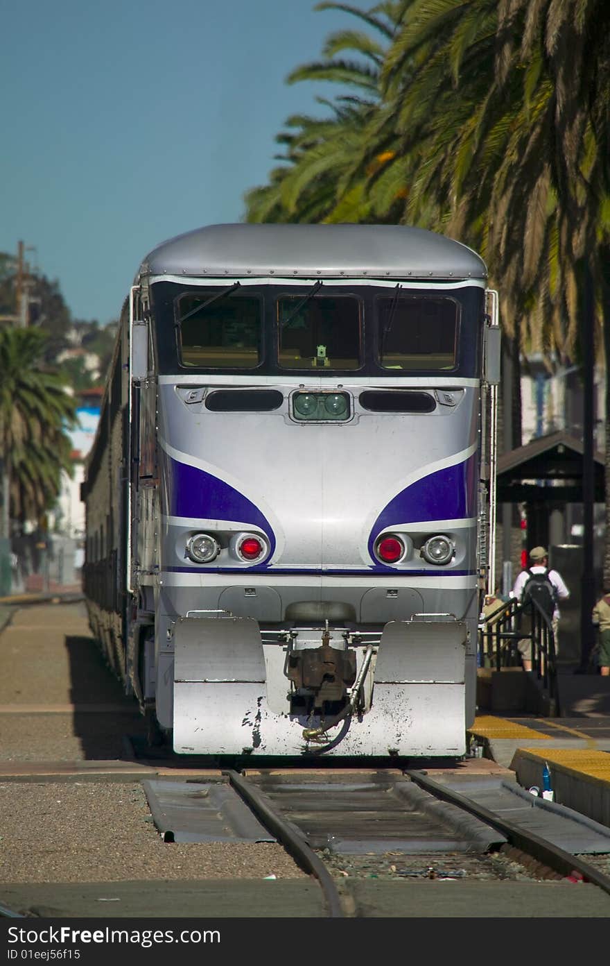 Train At A Station