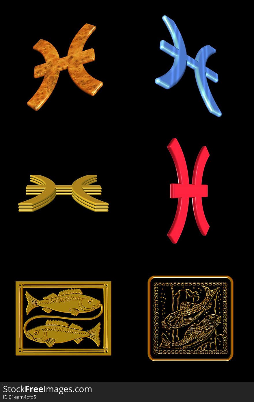 Pisces Icon Set