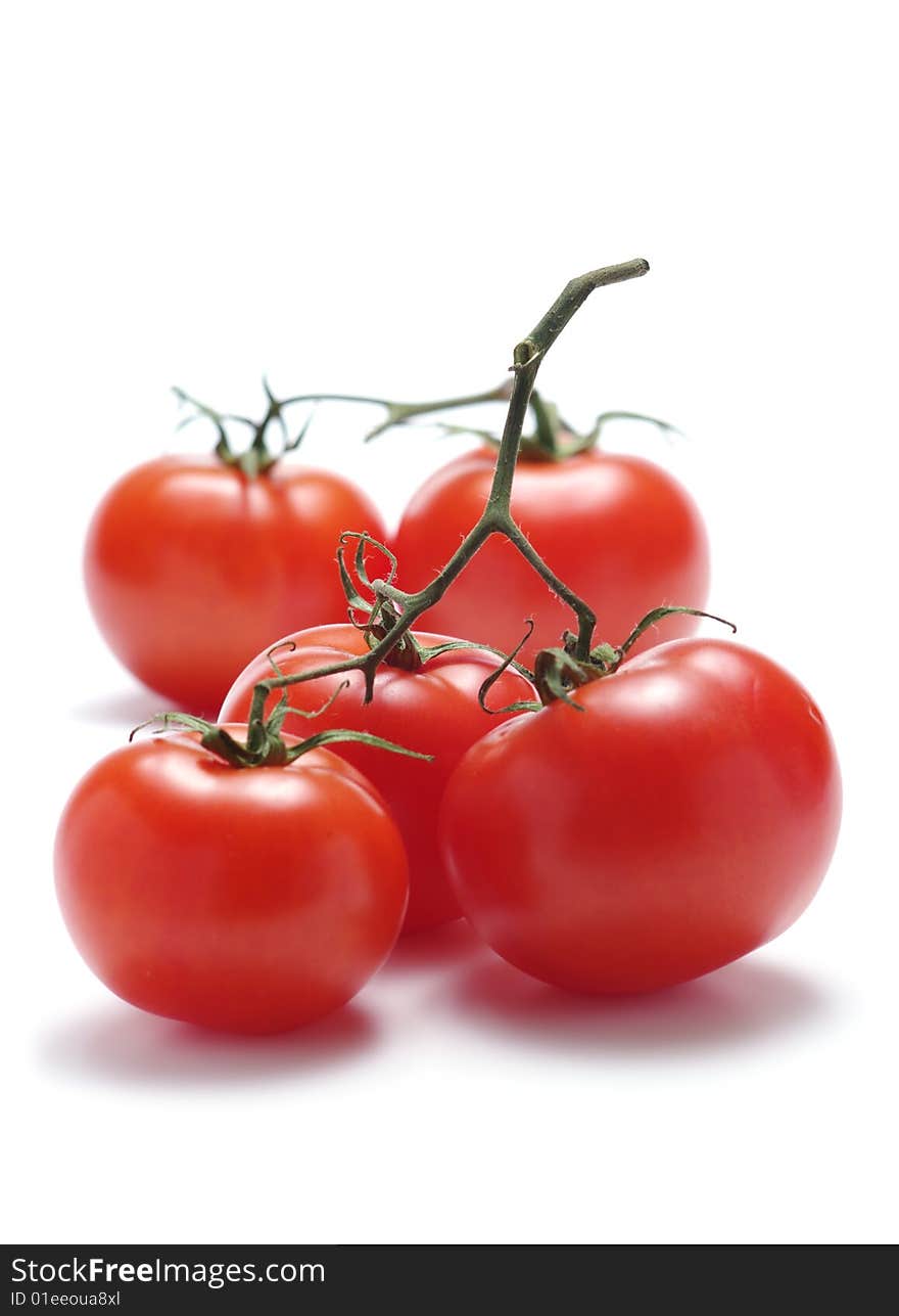 Five tomatoes