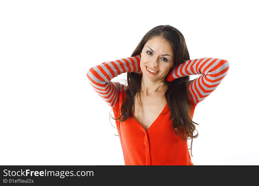 Portrait Of Hispanic Young Woman