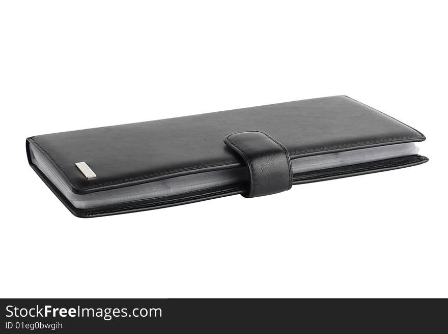 Black Leather Case For Business Cards